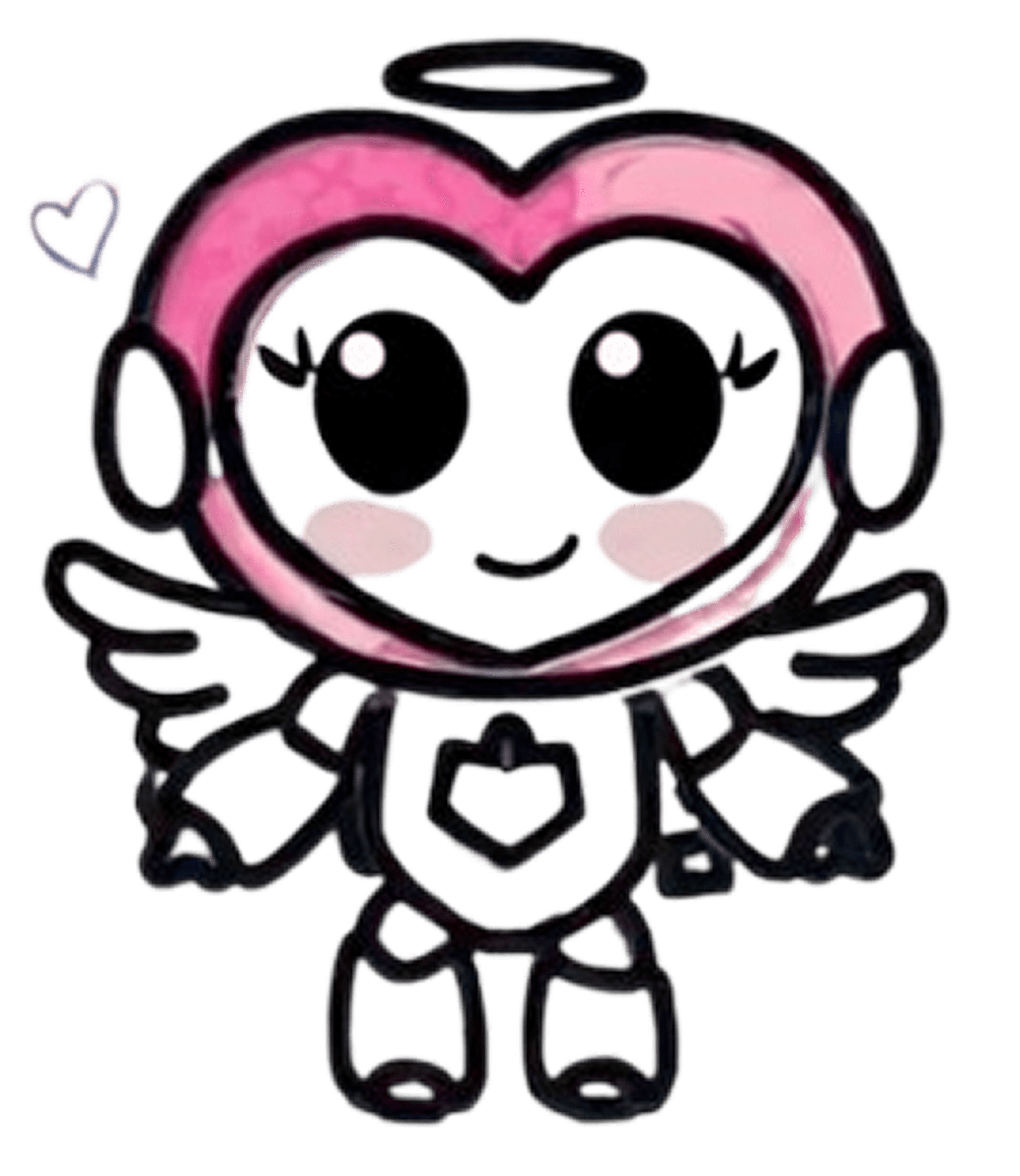 Cupid paper illustration